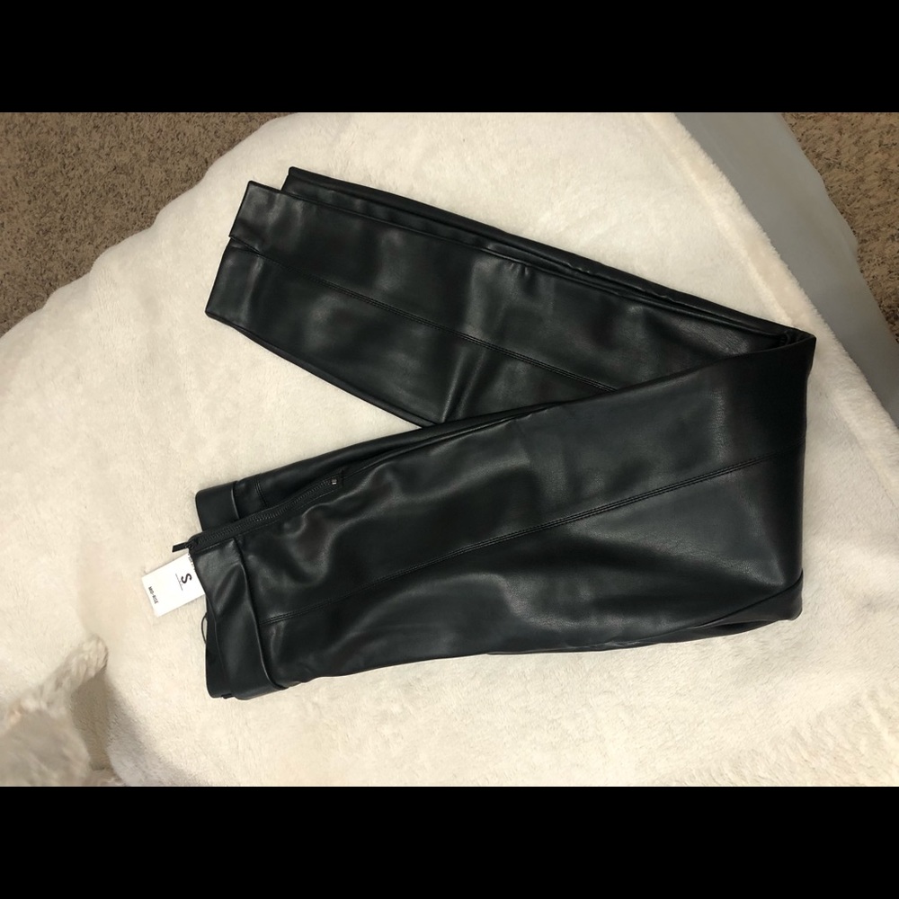 Zara leather pants